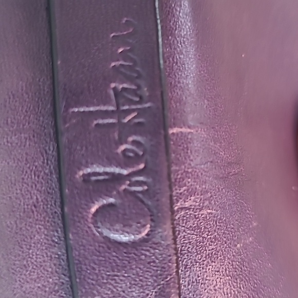 Cole Haan Genevieve Woven Triangle Plum
Leather Boho Chic Tote Satchel - Picture 12 of 16